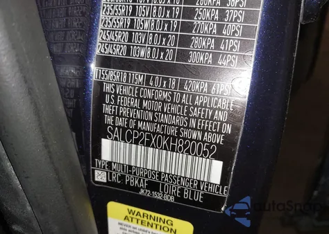 2019 Land Rover Discovery Sport Se z USA, uszkodzony, nr VIN SALCP2FX0KH820052